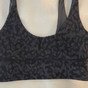 Lululemon rejuvenate bra graphite grey & camo July align